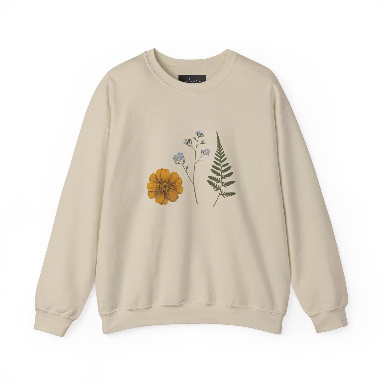 Floral Nature Crewneck Sweatshirt - Cozy Unisex Sweatshirt for Spring, Plant Lover Gift, Casual Outfit, Everyday Wear