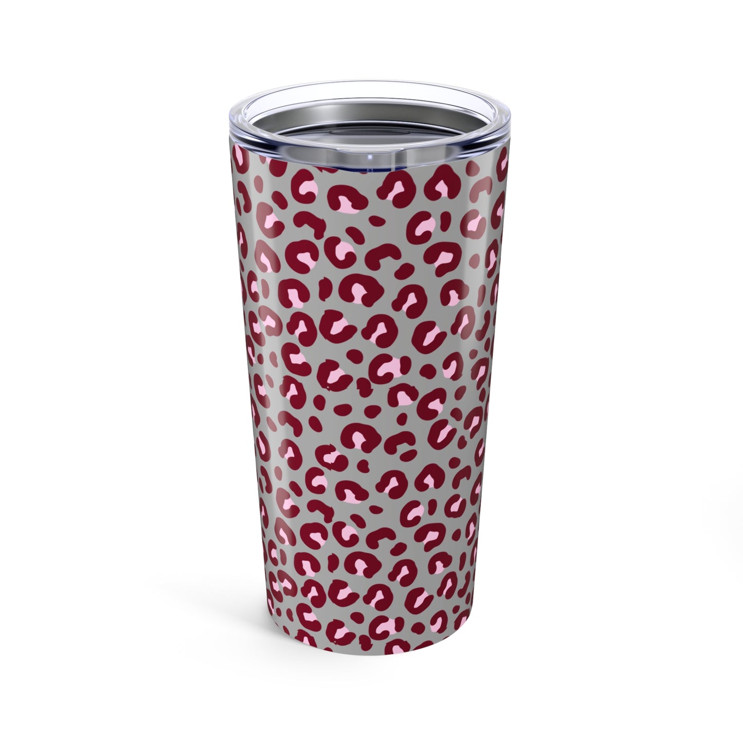 Stylish Leopard Print 20oz Tumbler - Insulated Travel Cup for Coffee and Drinks