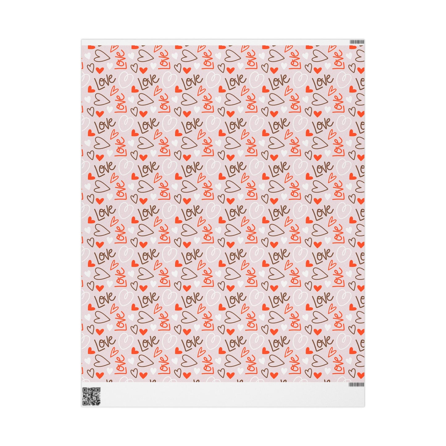 Valentine's Day Wrapping Paper, Love Gift Wrap, Heart Pattern Roll, Birthday Party Supplies, Cute Wrapping Sheets