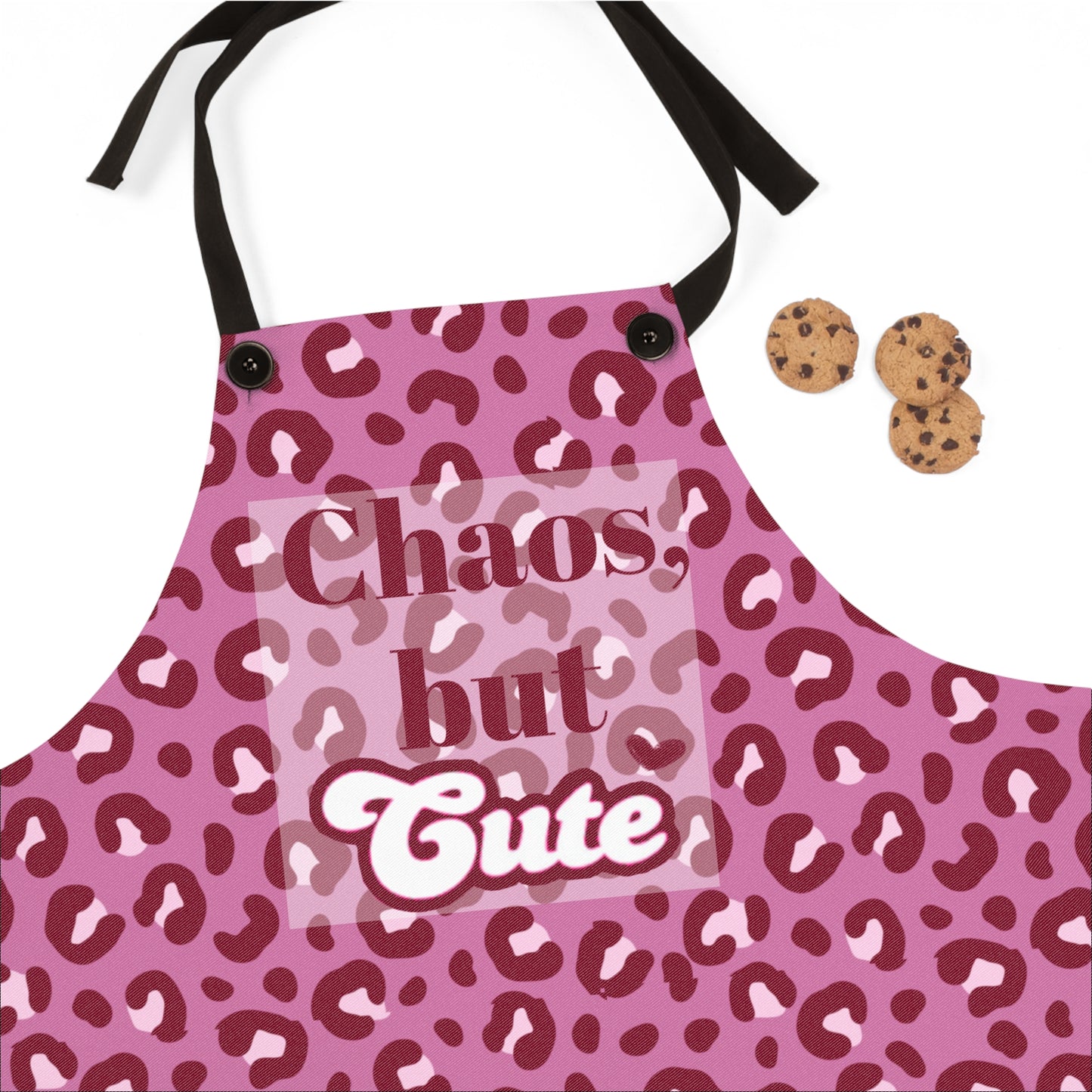Chic Leopard Print Apron for Stylish Cooking