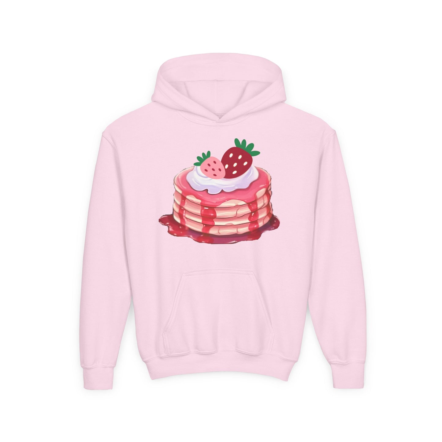 Strawberry Pancake Hoodie - Sweet and Fun Sweatshirt for Kids