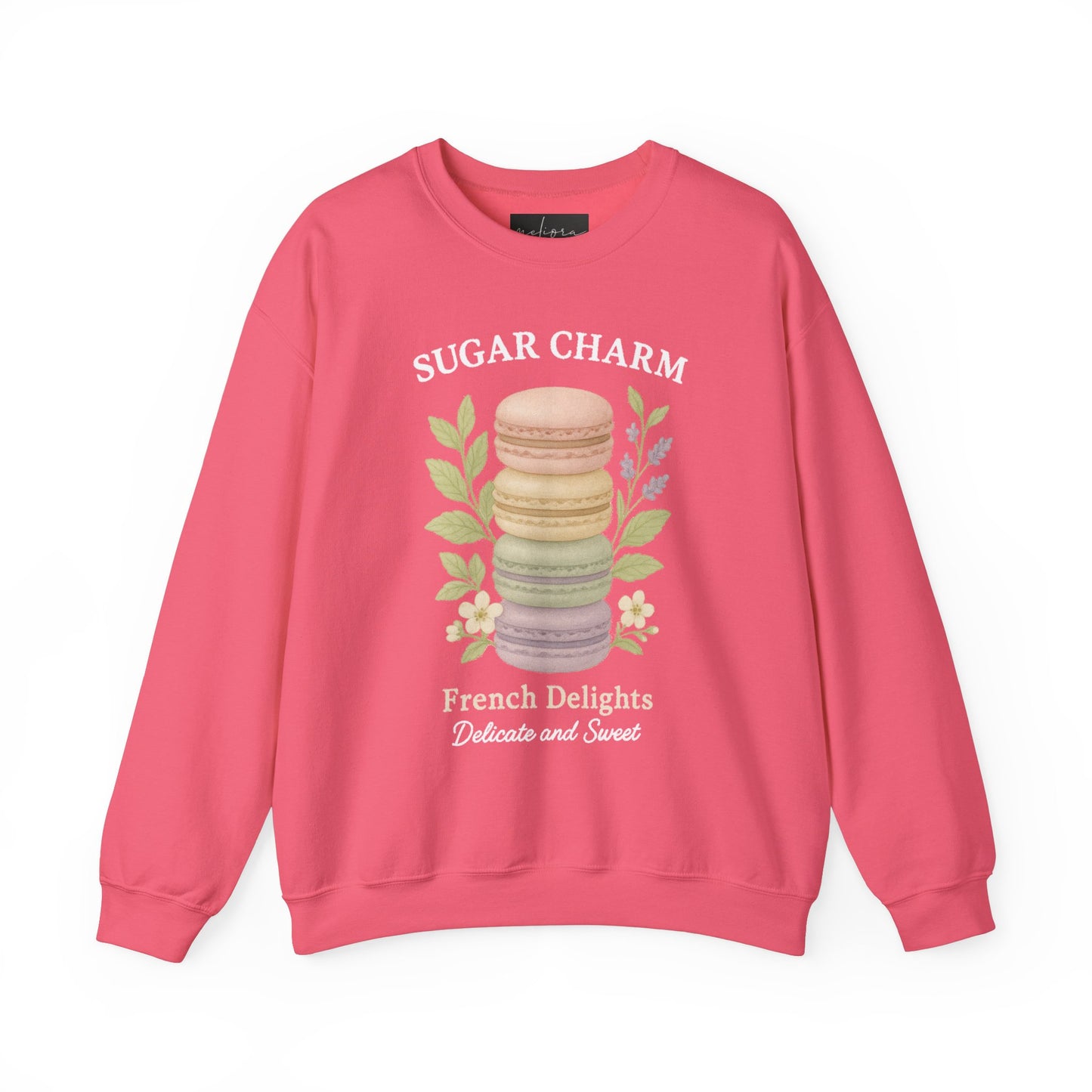 سويت شيرت ماكارون من Sugar Charm - رقبة دائرية من Heavy Blend™