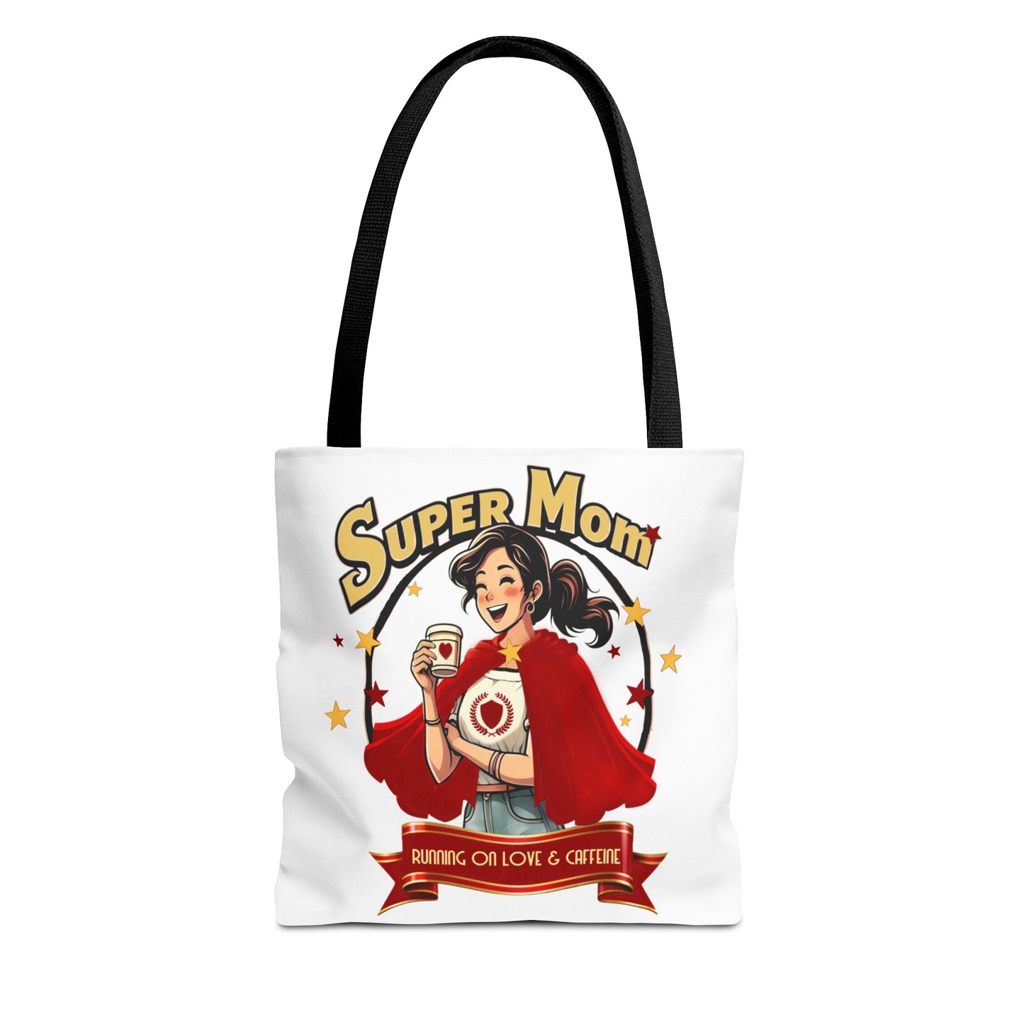 Super Mom Tote Bag – Running on Love & Caffeine