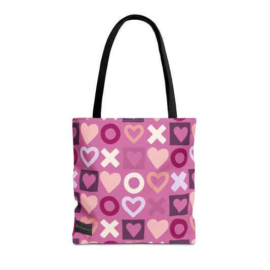 Mother's Day Heart Pattern Tote Bag - Stylish and Practical