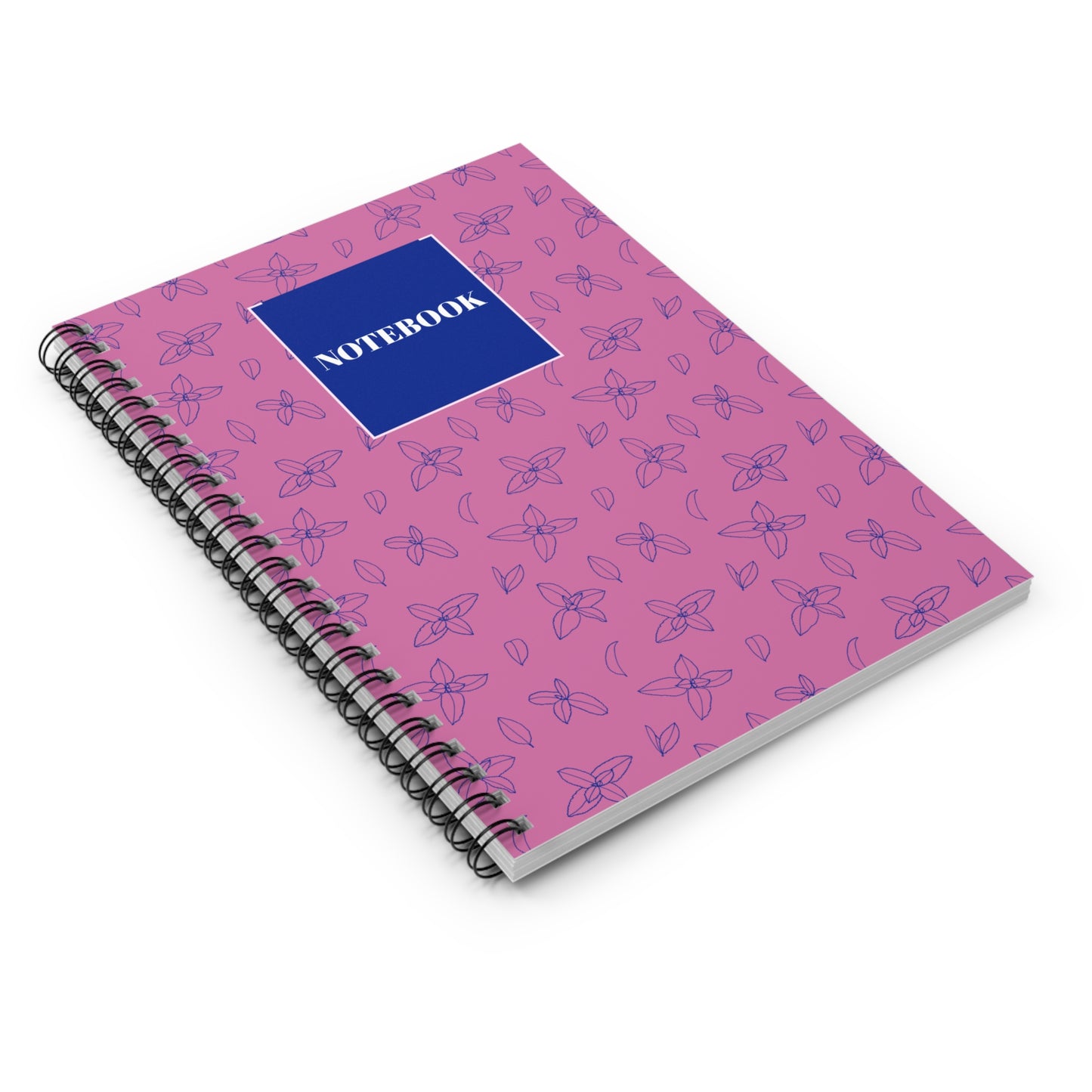 Floral Spiral Notebook - Ruled Line for Notes & Journaling