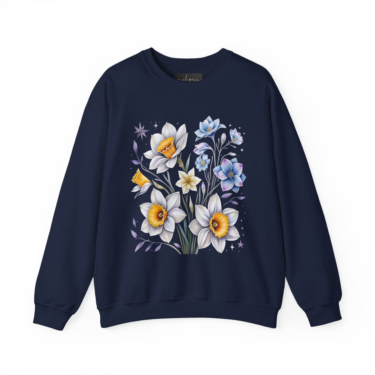 Floral Crewneck Sweatshirt | Cozy Gift for Garden Lovers, Spring Fashion, Casual Wear, Lounging at Home, Eco-Friendly Apparel