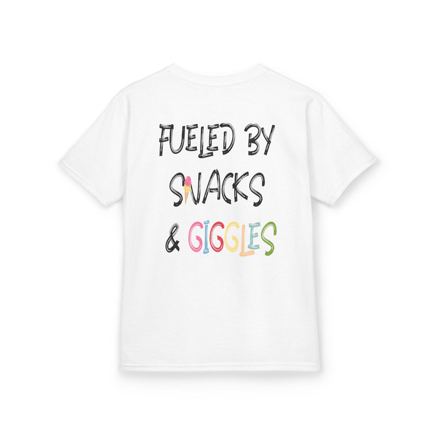 Kids Heavy Cotton™ Tee - "Mom's Little Sidekick" - Fun and Playful Shirt for Snacks & Giggles