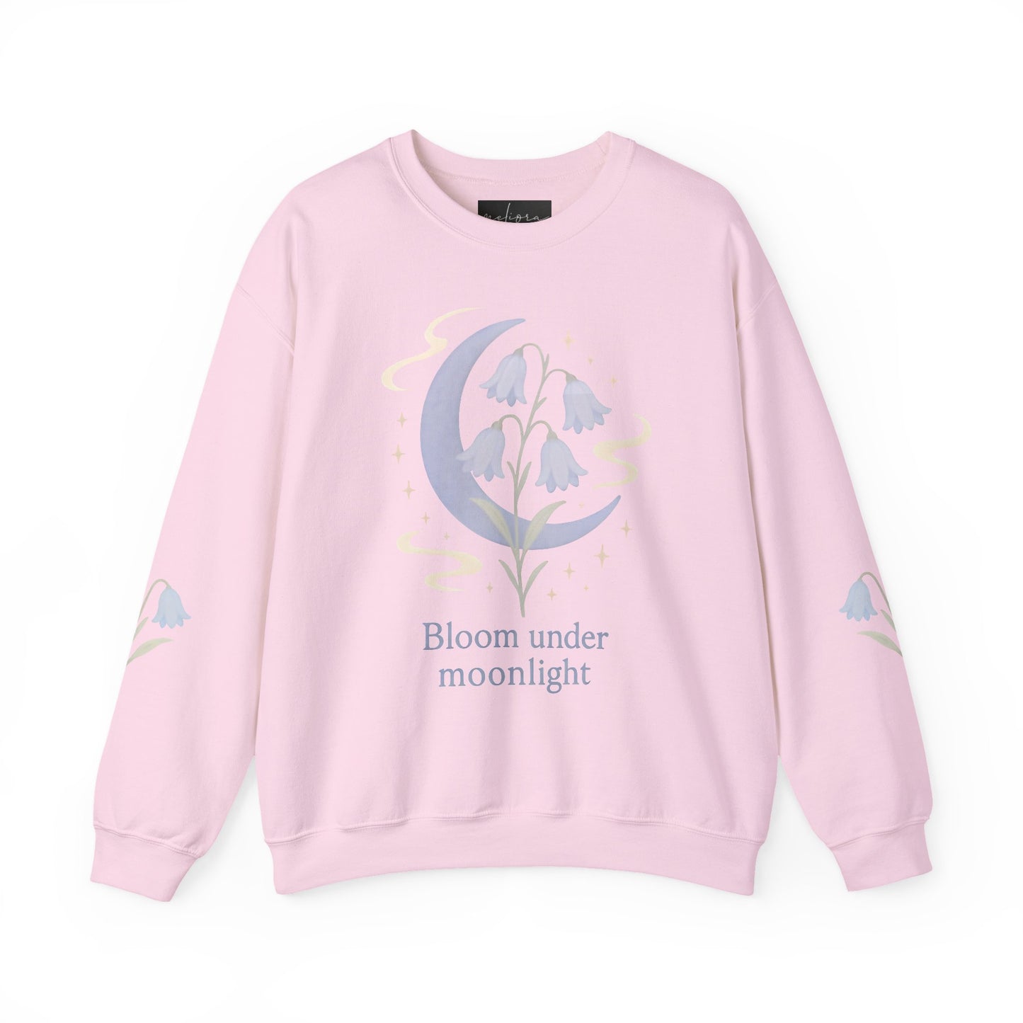 Bluebell flowers- Bloom Under Moonlight Sweatshirt -Heavy Blend Crewneck
