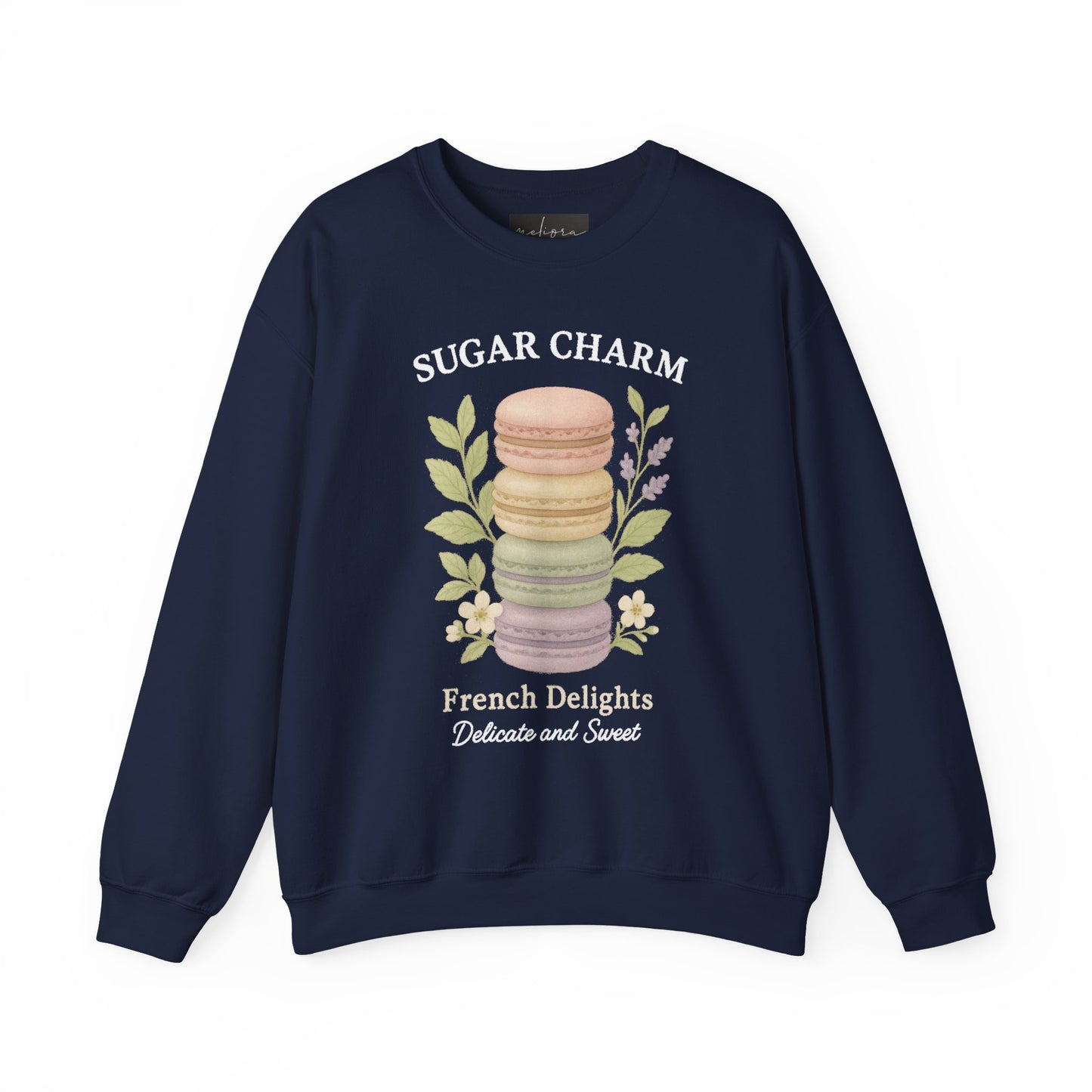 سويت شيرت ماكارون من Sugar Charm - رقبة دائرية من Heavy Blend™