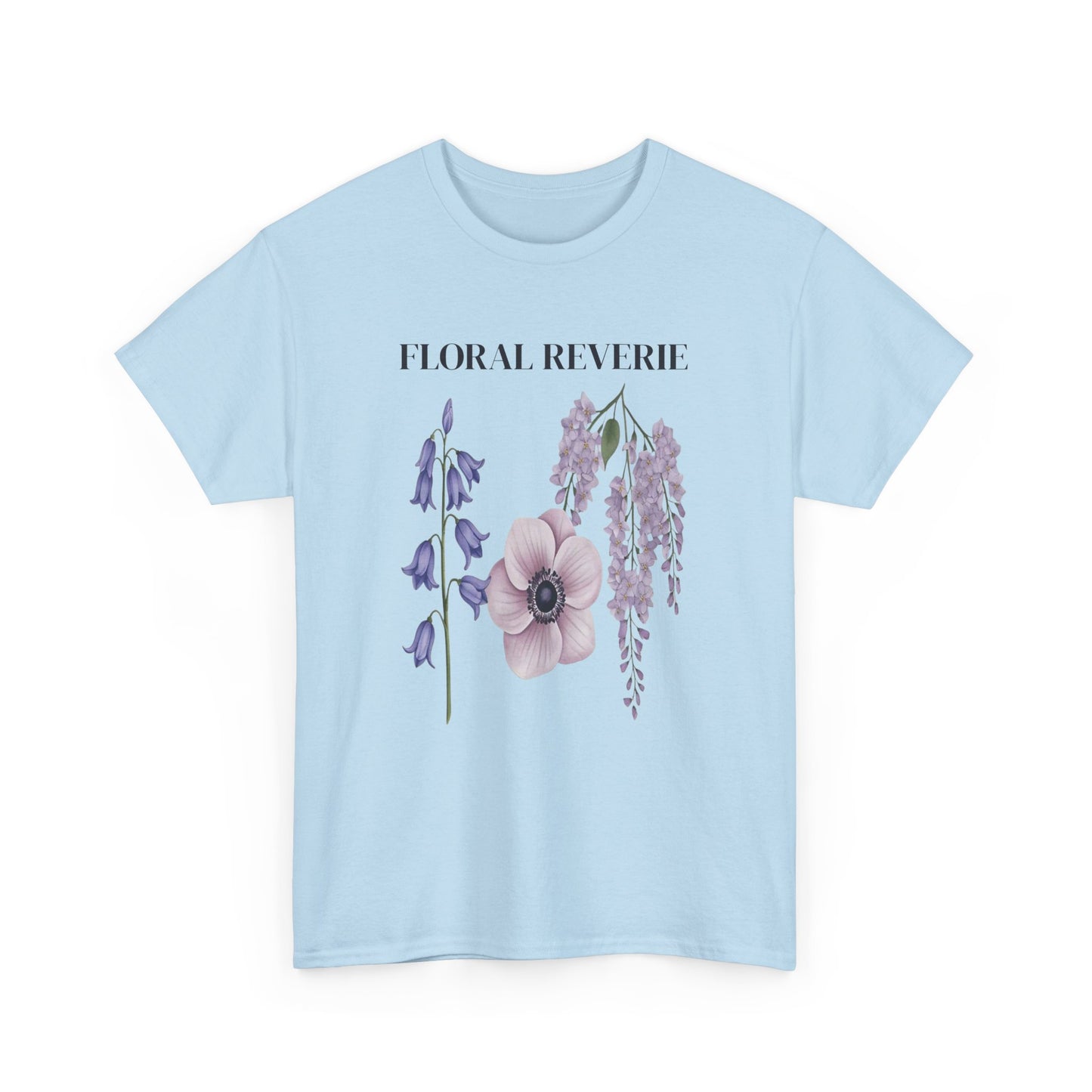 Floral Reverie Unisex Cotton Tee, Floral T-Shirt, Casual Wear, Nature Shirt, Gift for Her, Spring Style