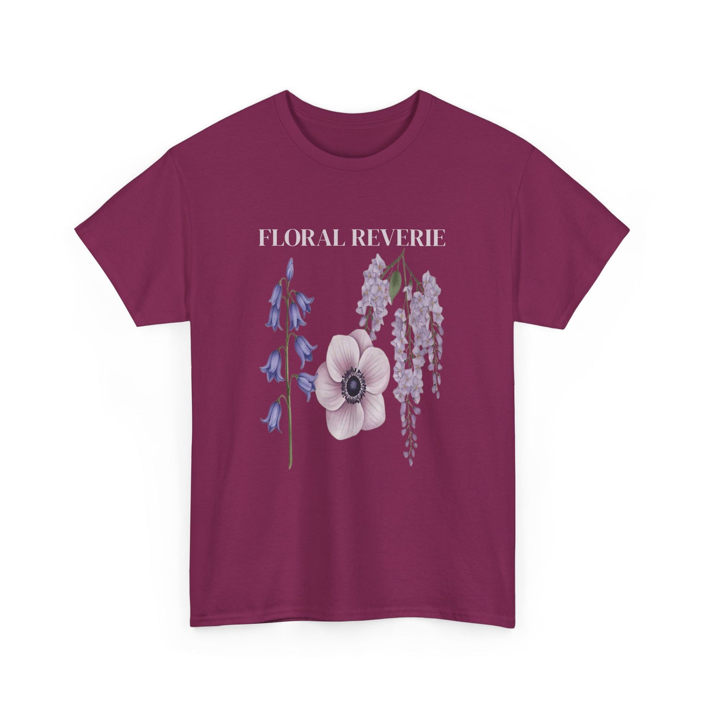 Floral Reverie Unisex Cotton Tee, Floral T-Shirt, Casual Wear, Nature Shirt, Gift for Her, Spring Style