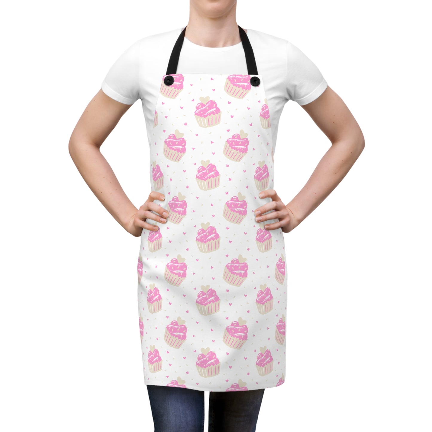 Cute Cupcake Pattern Apron - Perfect for Bakers & Gift Giving