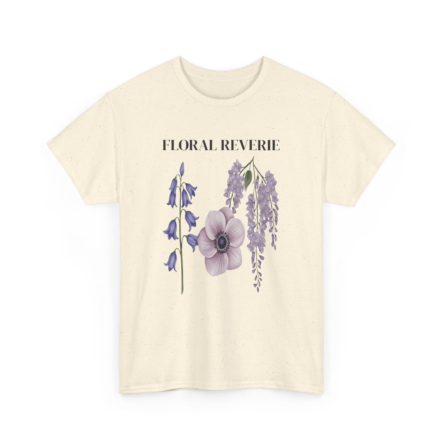 Floral Reverie Unisex Cotton Tee, Floral T-Shirt, Casual Wear, Nature Shirt, Gift for Her, Spring Style