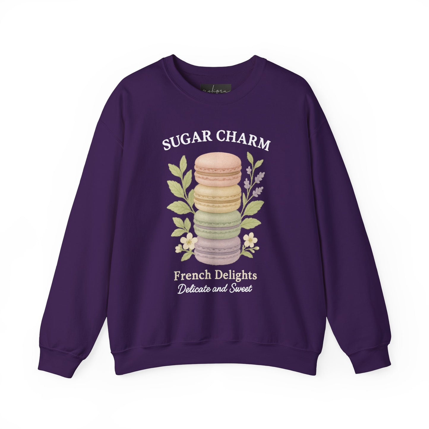 سويت شيرت ماكارون من Sugar Charm - رقبة دائرية من Heavy Blend™