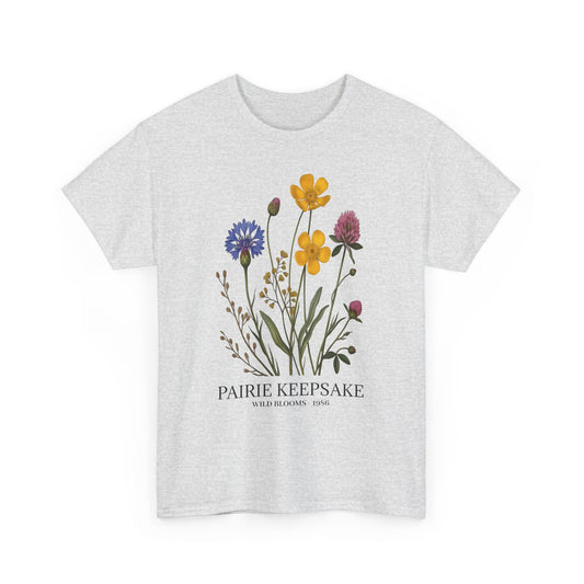 Floral Keepsake Tee, Unisex T-Shirt, Nature Lover Gift, Floral Print Apparel, Casual Wear, Botanical Tee