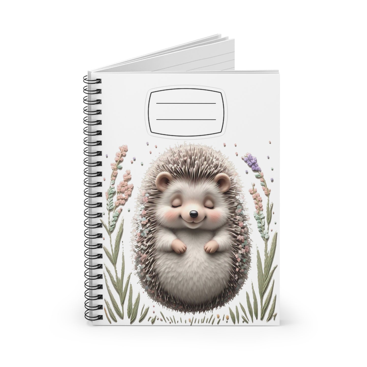 Adorable Hedgehog Spiral Notebook