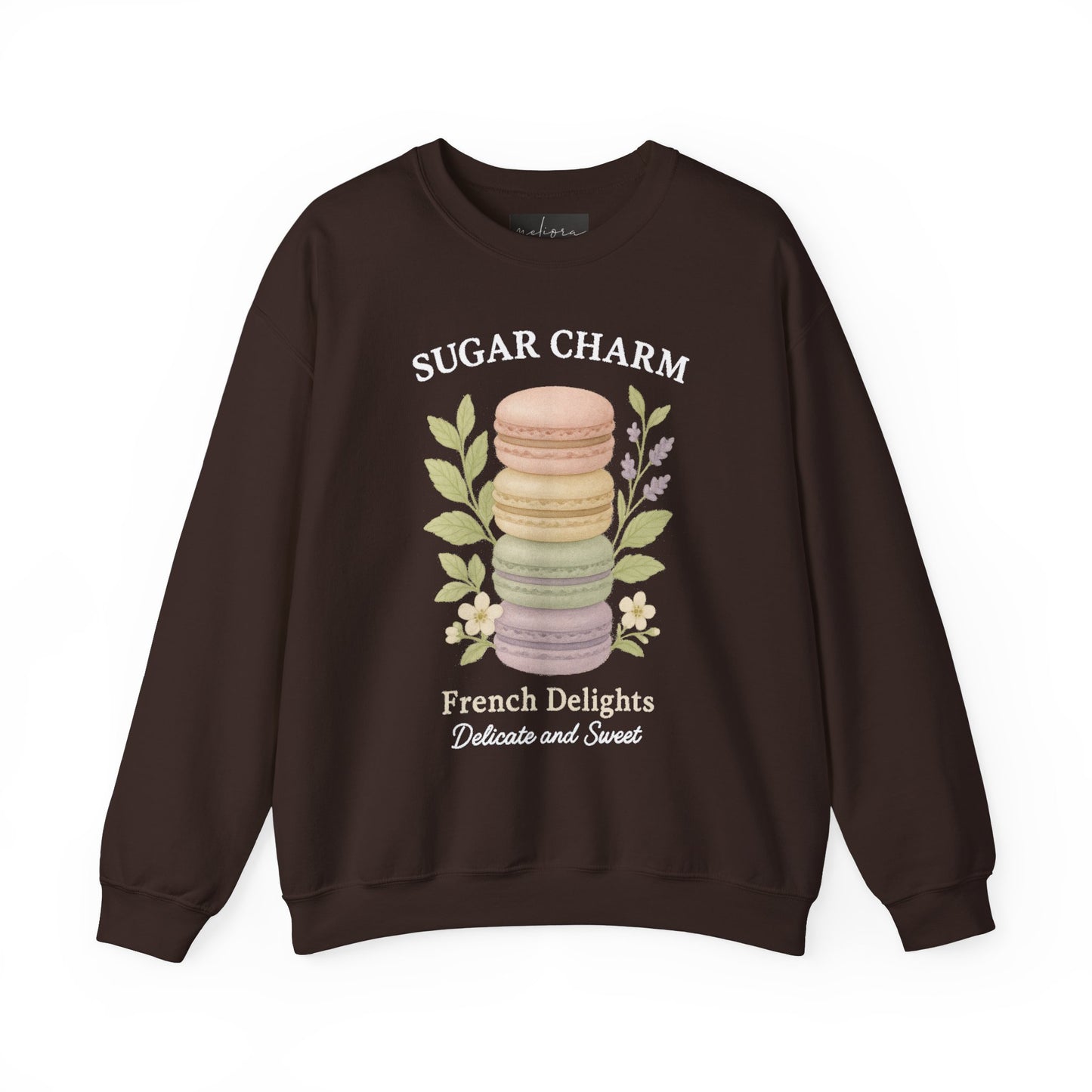 سويت شيرت ماكارون من Sugar Charm - رقبة دائرية من Heavy Blend™