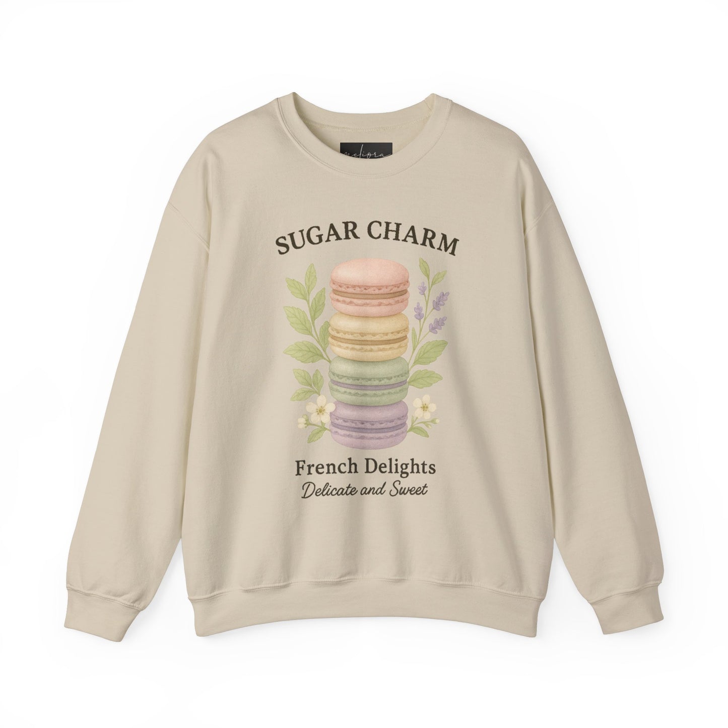 سويت شيرت ماكارون من Sugar Charm - رقبة دائرية من Heavy Blend™