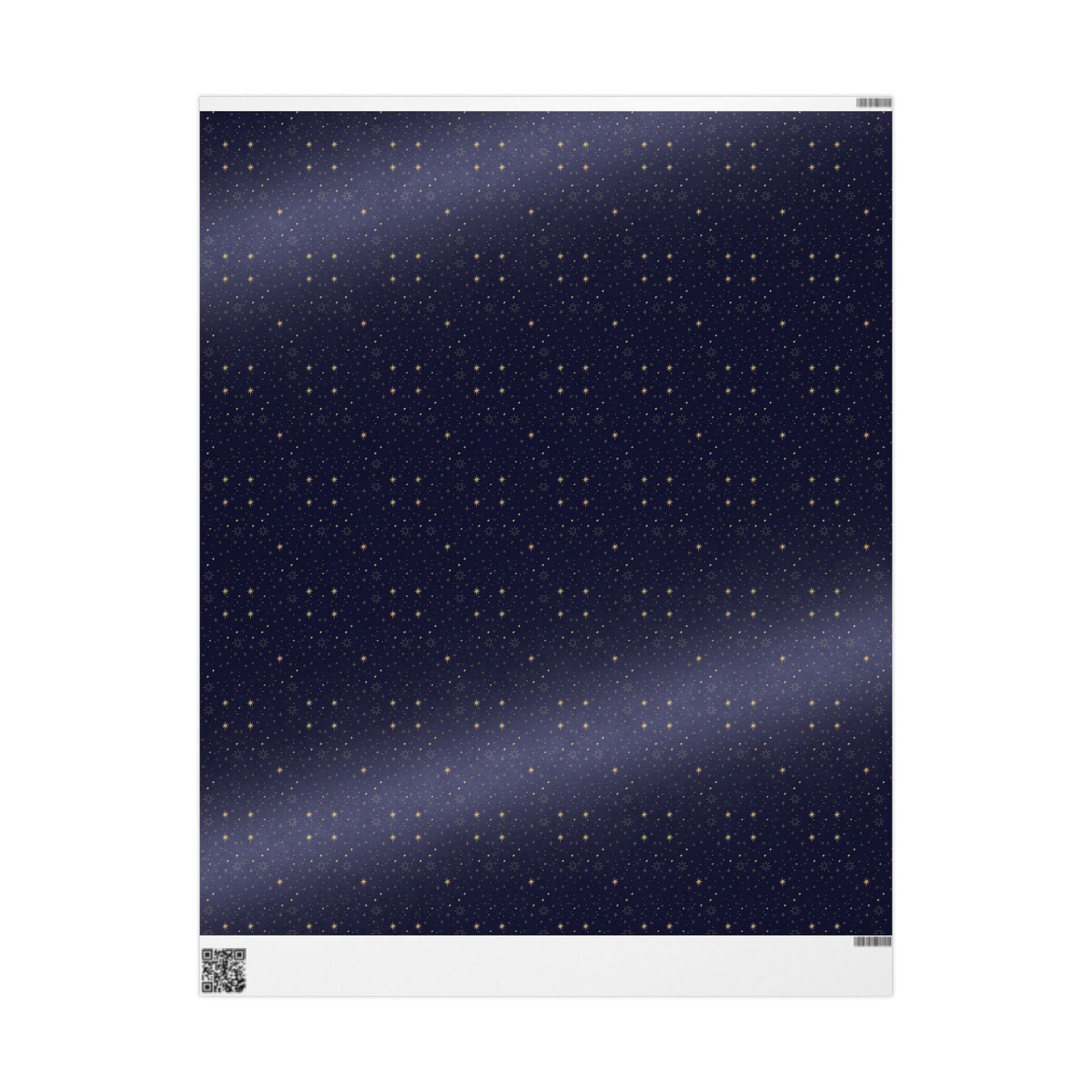 Elegant Starry Night Wrapping Paper, Gift Wrap for Holidays, Birthdays, Christmas, Eco-Friendly Gift Wrap, Festive Paper Rolls