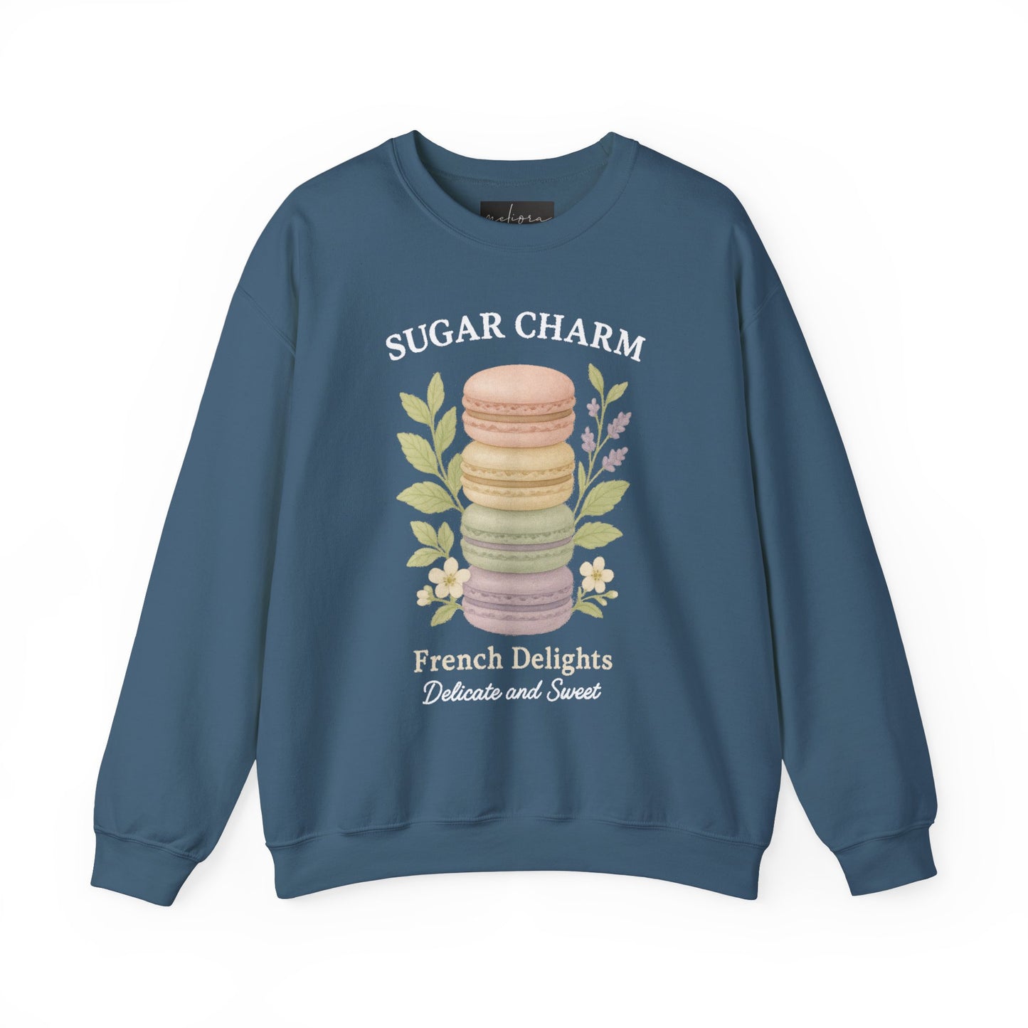 سويت شيرت ماكارون من Sugar Charm - رقبة دائرية من Heavy Blend™