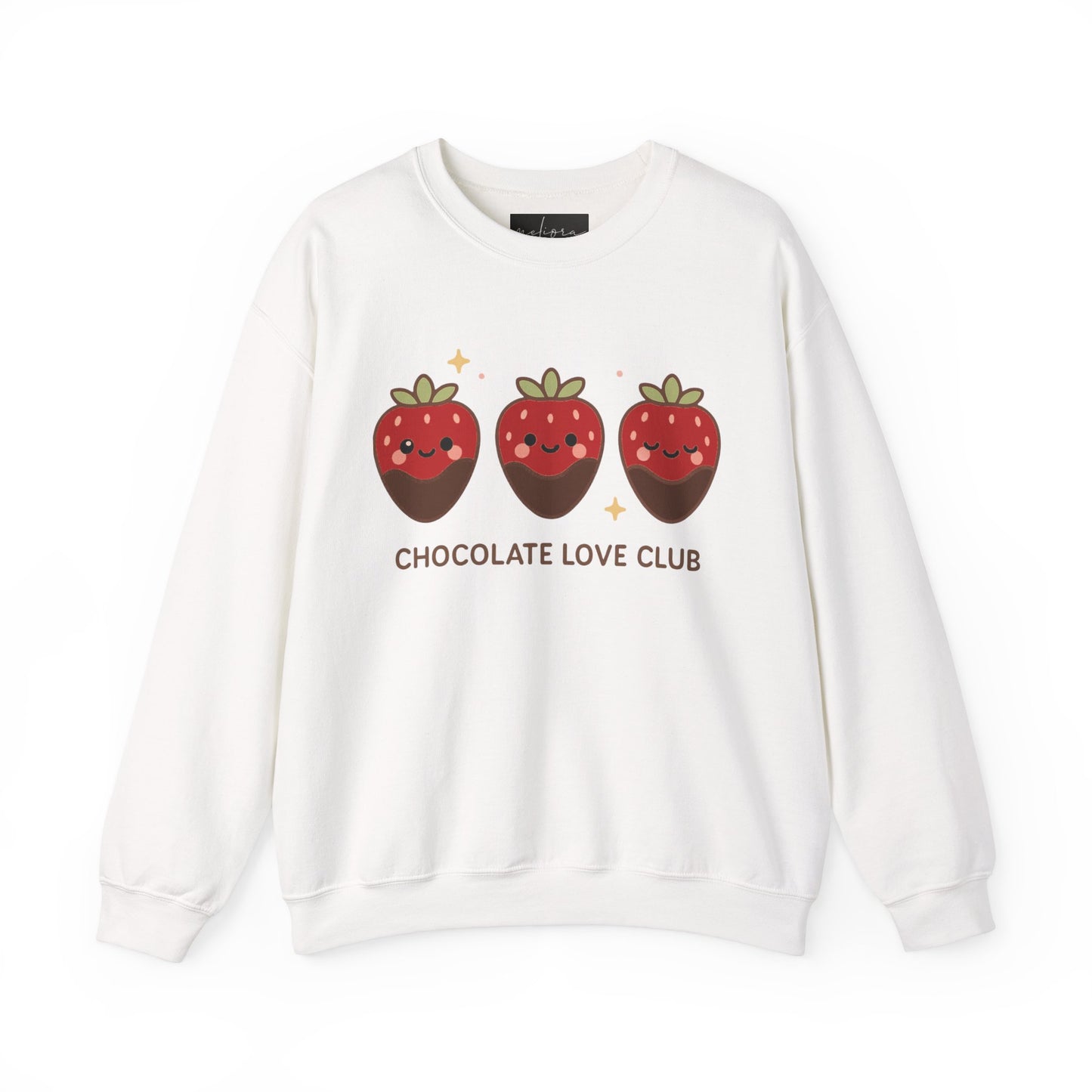 سويت شيرت بياقة دائرية من Chocolate Love Club - سترة دافئة للأحباب