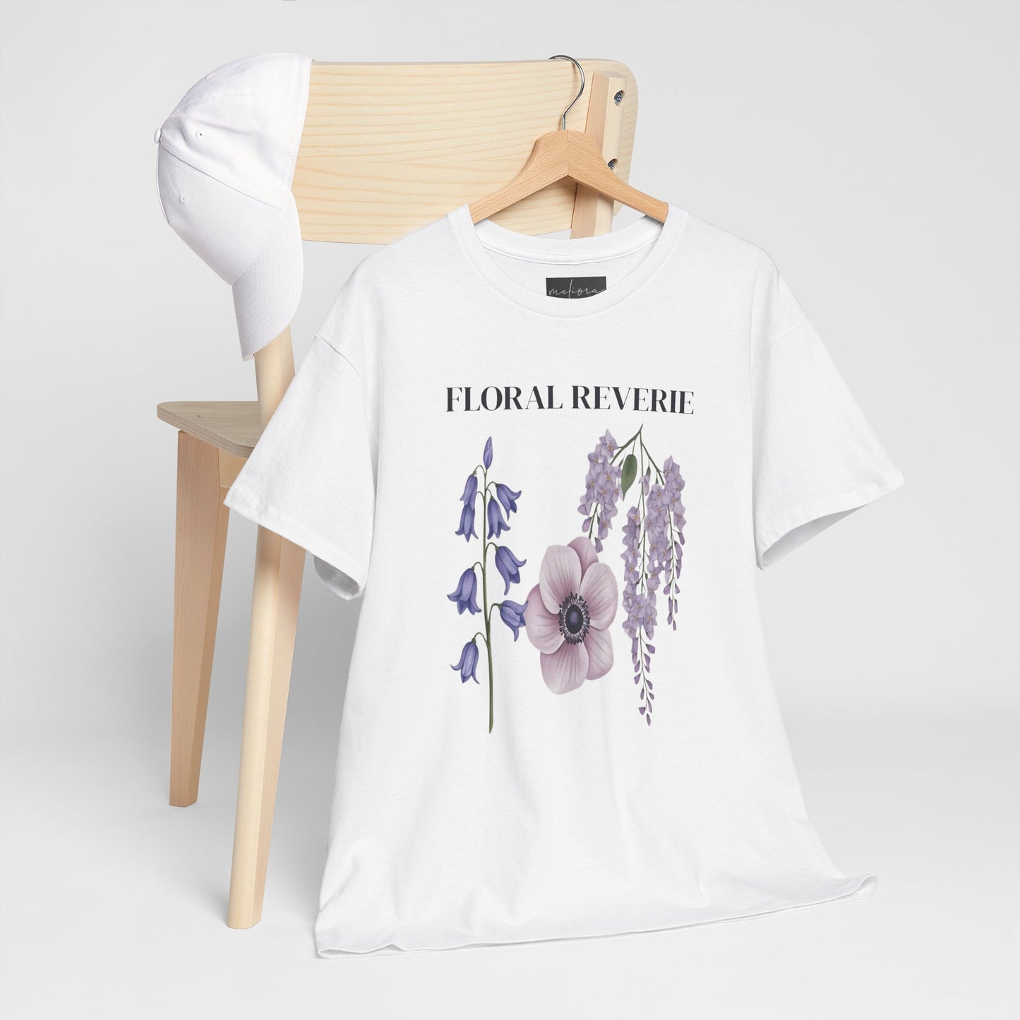 Floral Reverie Unisex Cotton Tee, Floral T-Shirt, Casual Wear, Nature Shirt, Gift for Her, Spring Style