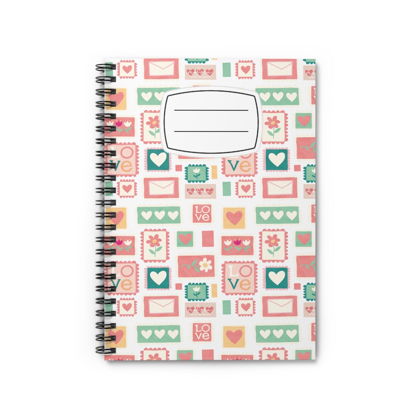 Cute Love-Themed Spiral Notebook - Perfect for Journaling, School, Gifts, and Valentine's Day