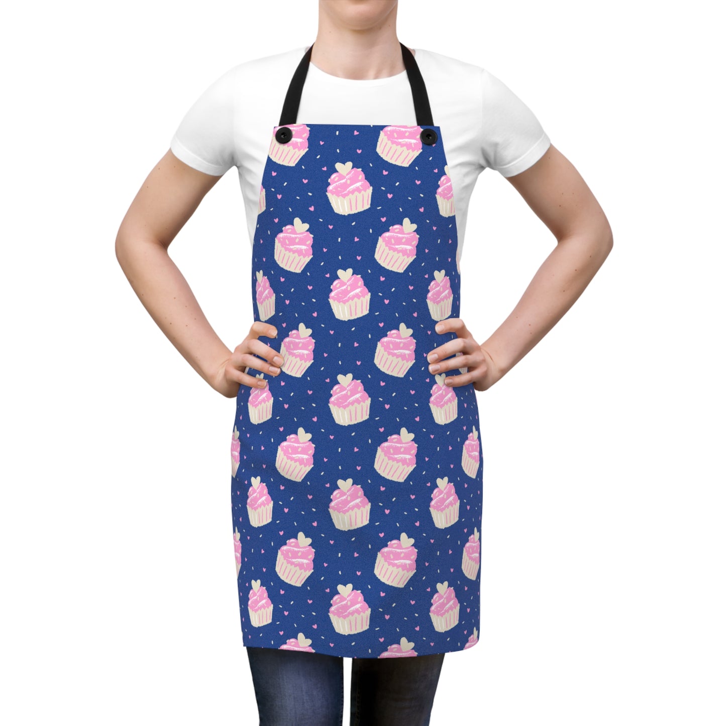 Cute Cupcake Pattern Apron - Perfect for Bakers & Gift Giving