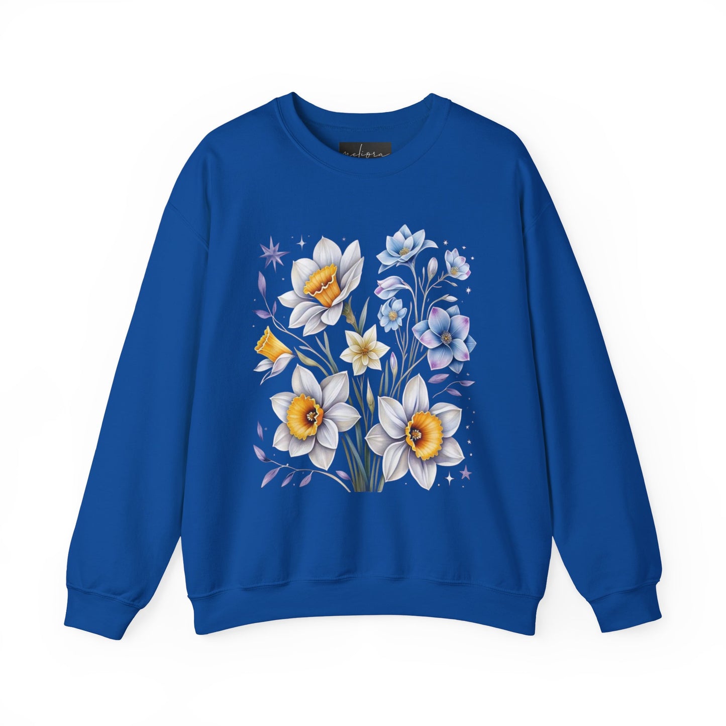 Floral Crewneck Sweatshirt | Cozy Gift for Garden Lovers, Spring Fashion, Casual Wear, Lounging at Home, Eco-Friendly Apparel