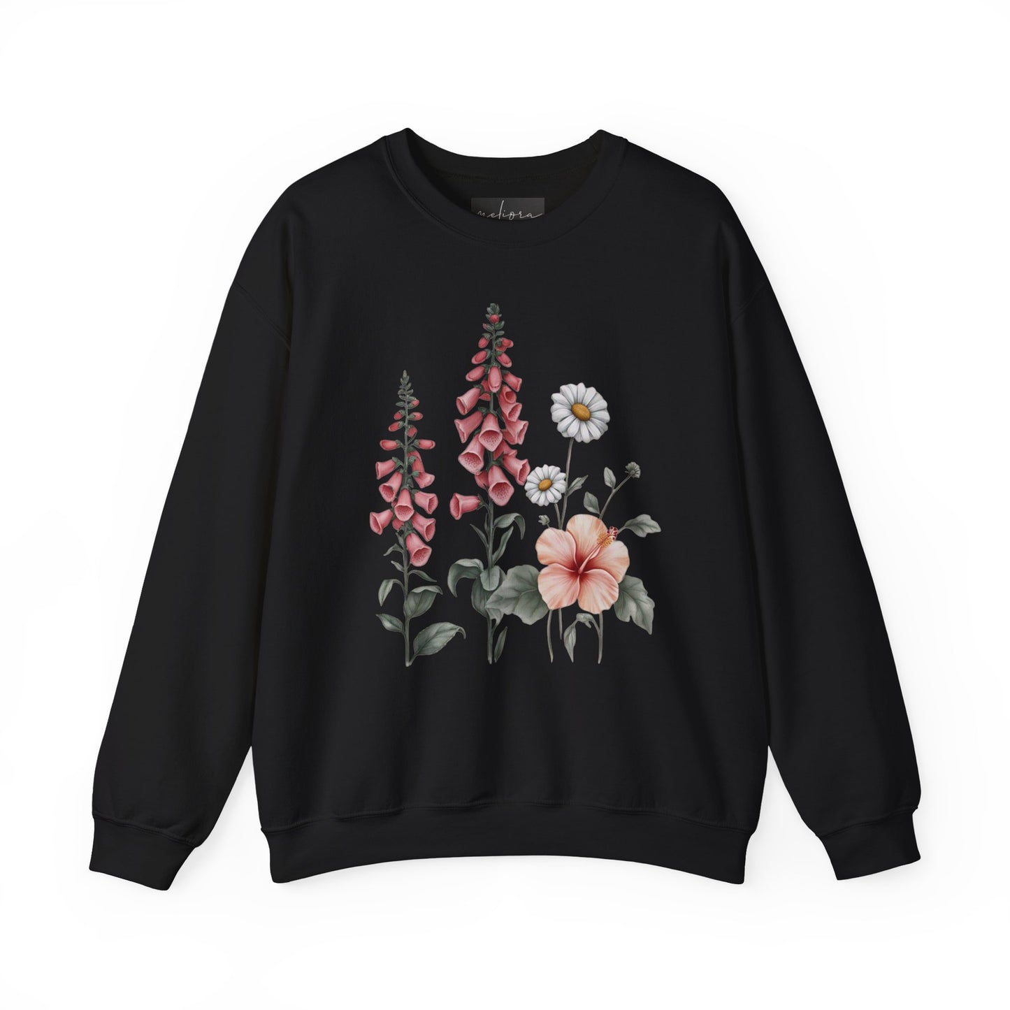 Floral Crewneck Sweatshirt, Cozy Pullover, Unisex Gift, Spring Apparel, Nature Lover's Sweater, Casual Wear for All Occasions