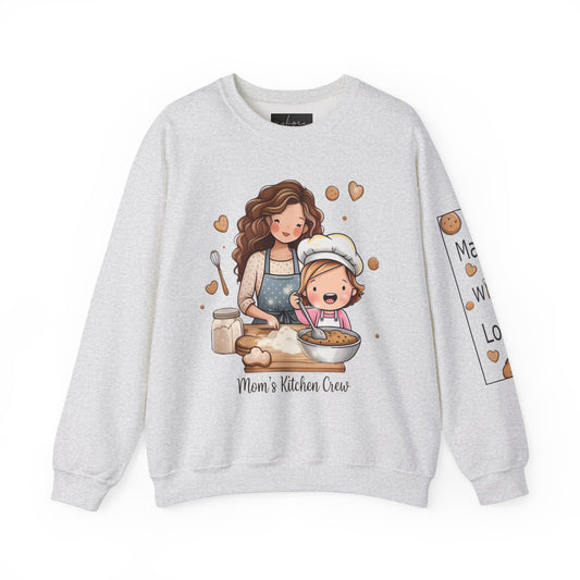 Mom's Kitchen Crew Crewneck Sweatshirt - Baking Love