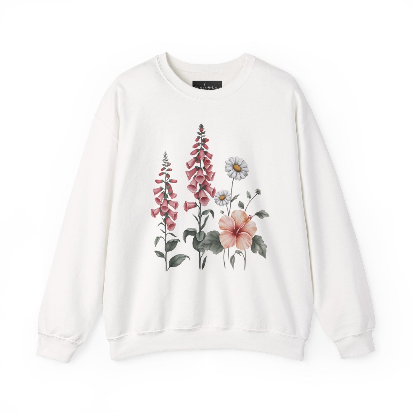 Floral Crewneck Sweatshirt, Cozy Pullover, Unisex Gift, Spring Apparel, Nature Lover's Sweater, Casual Wear for All Occasions