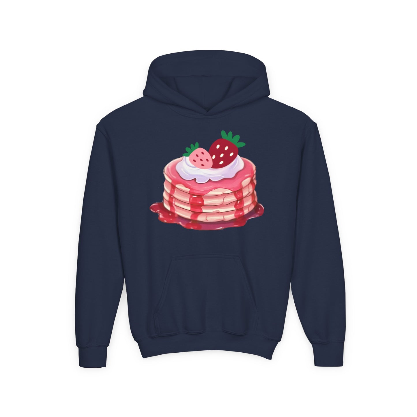 Strawberry Pancake Hoodie - Sweet and Fun Sweatshirt for Kids