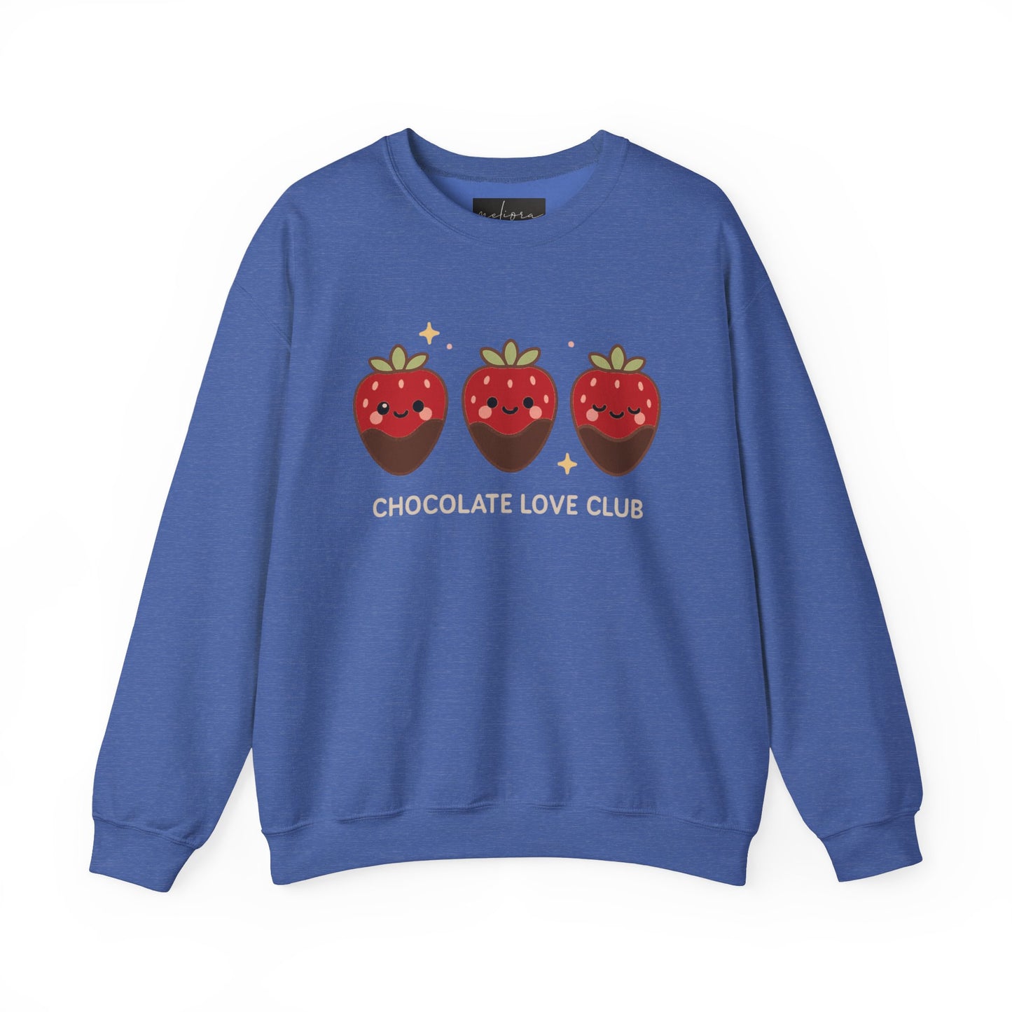 سويت شيرت بياقة دائرية من Chocolate Love Club - سترة دافئة للأحباب