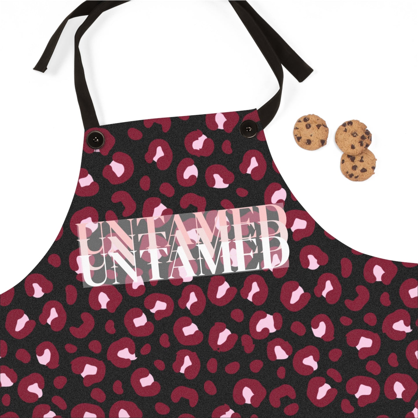 Chic Leopard Print Apron for Stylish Cooking