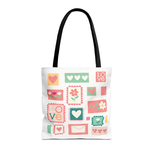 Stamped with Love, Sealed by Mom Tote Bag for Moms