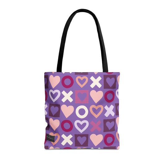 Mother's Day Heart Pattern Tote Bag - Stylish and Practical
