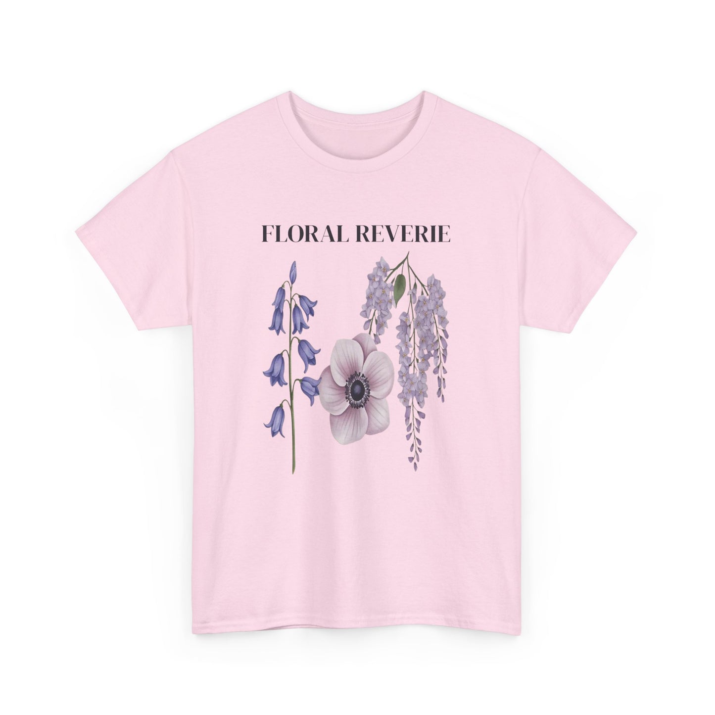 Floral Reverie Unisex Cotton Tee, Floral T-Shirt, Casual Wear, Nature Shirt, Gift for Her, Spring Style