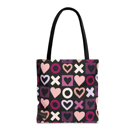 Mother's Day Heart Pattern Tote Bag - Stylish and Practical