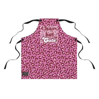 Chic Leopard Print Apron for Stylish Cooking