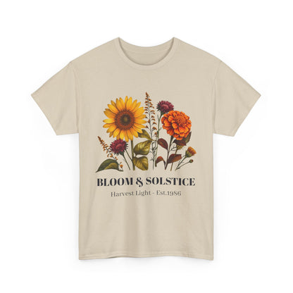 Bohemian Floral Tee, Unisex Cotton T-Shirt for Nature Lovers, Casual Summer Wear, Gift for Gardeners, Major Holidays Gift