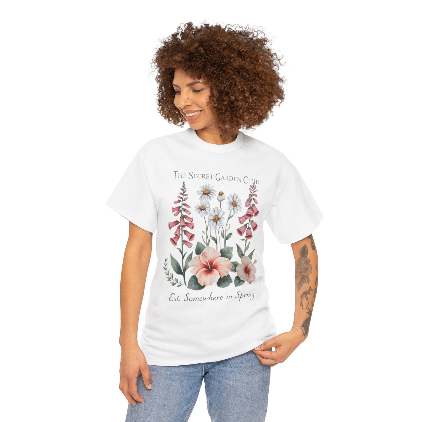 Floral Spring Tee - Relaxed Fit Cotton Shirt for Garden Lovers, Gift for Nature Enthusiasts, Perfect for Spring Celebrations, [...]