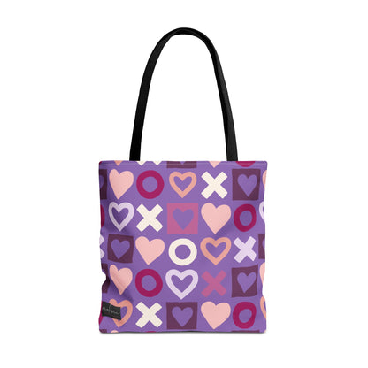 Mother's Day Heart Pattern Tote Bag - Stylish and Practical