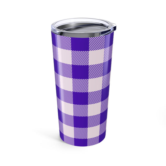 Purple Plaid 20oz Tumbler, Stylish Travel Mug, Insulated Coffee Cup, Perfect Gift for Home & Outdoors, Picnic & Party Essential, [...]