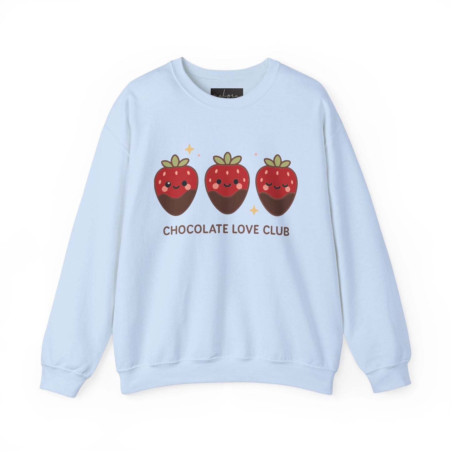 سويت شيرت بياقة دائرية من Chocolate Love Club - سترة دافئة للأحباب