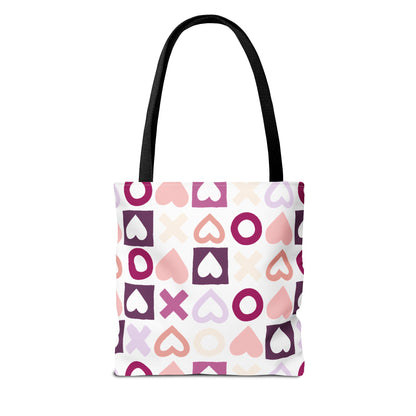 Mother's Day Heart Pattern Tote Bag - Stylish and Practical