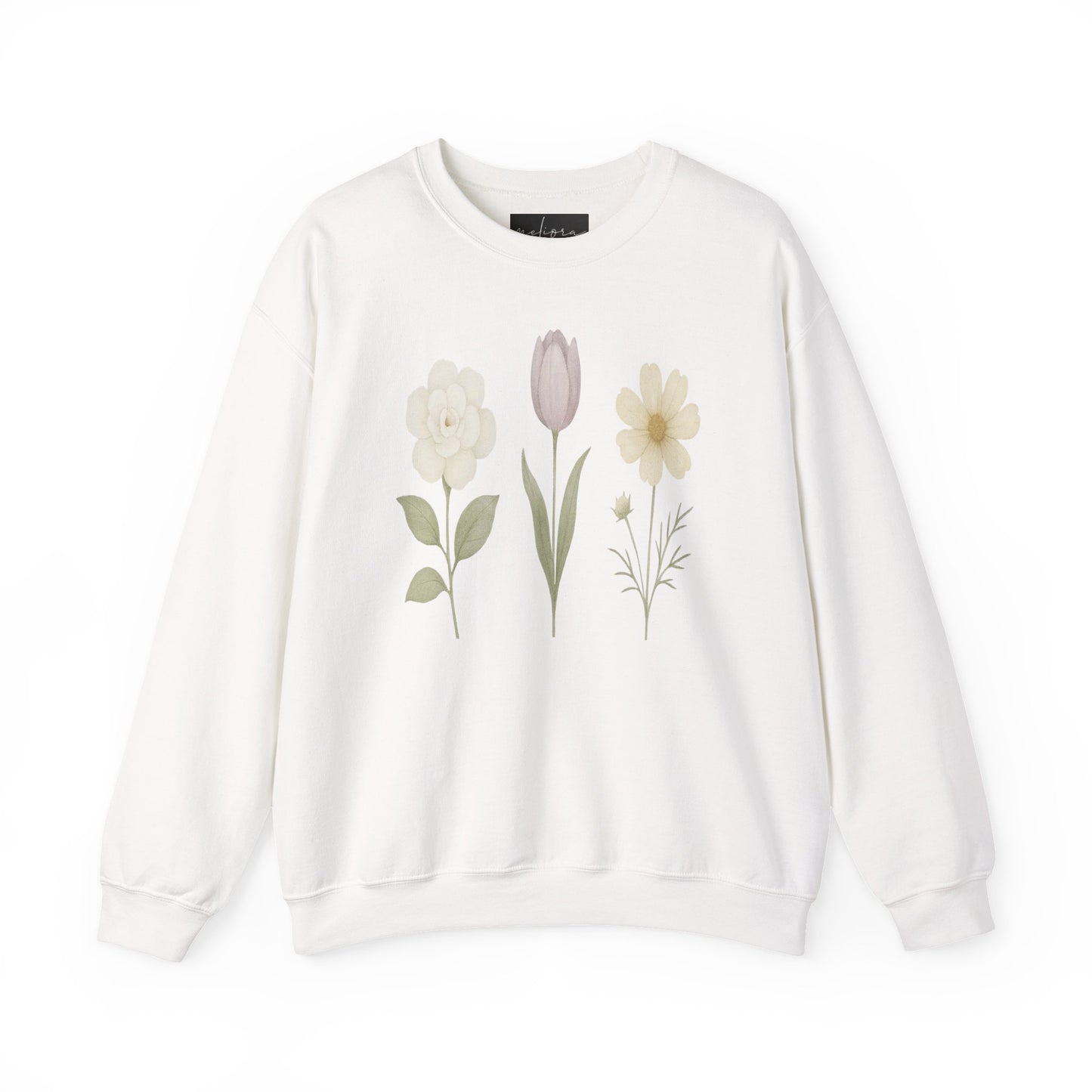 Floral Design Unisex Crewneck Sweatshirt - Cozy, Spring Vibes, Perfect Gift for Nature Lovers, Ideal for Casual Outings, Mother's Day, [...]