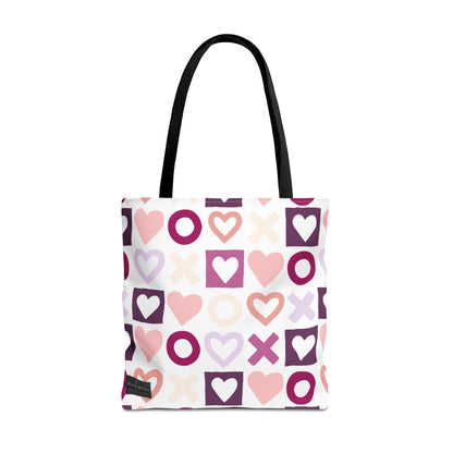Mother's Day Heart Pattern Tote Bag - Stylish and Practical