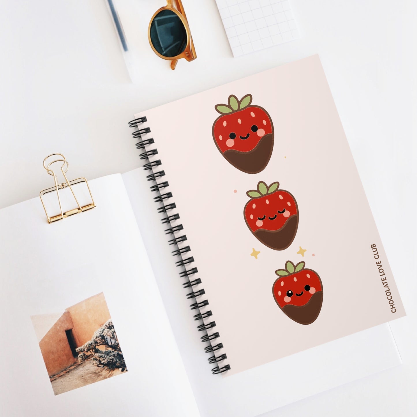 Cute Tomato Spiral Notebook for Food Lovers, Recipe Journal, Cooking Notes, Kitchen Organizer, Gift for Chefs