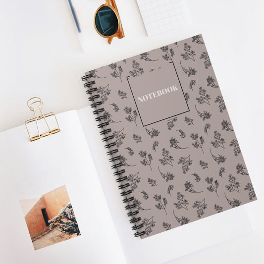 Elegant Floral Spiral Notebook - Perfect for Notes & Journaling